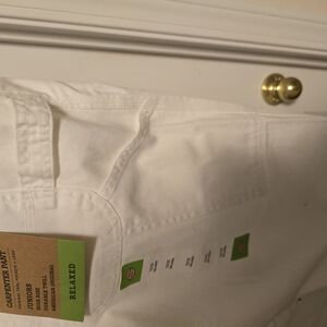 White Carpenter Pants‎